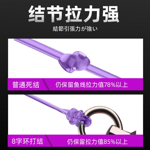 Obsequio Qingyou Japanese raw silk imported competitive fishing line main line Taiwan fishing line ultra-low extension nylon line group black pit sub-line 40