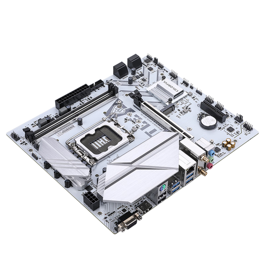 七彩虹 主板CPU套装BATTLE-AX B760M-G WHITE WIFI D5 小冷钢+英特尔(Intel)  i3-14100F  CPU套装