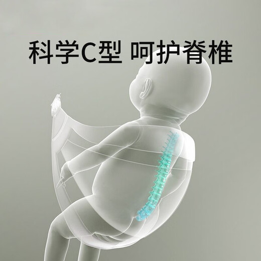 迪士尼抱娃神器解放双手背带新生婴儿前抱式宝宝外出简易幼儿童背娃横抱 【升级加固款】网布-灰色