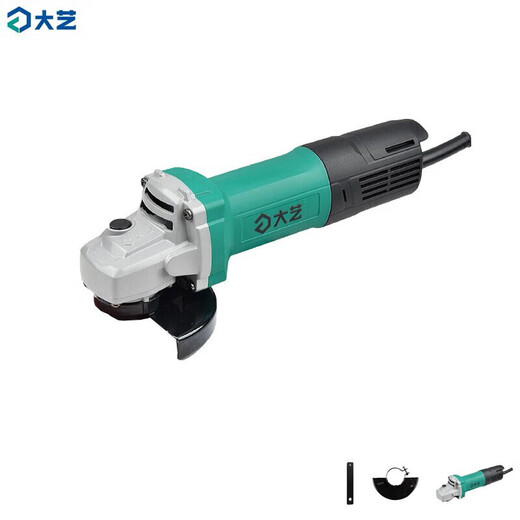 Dayi Angle Grinder Grinder Household Multifonctional Industrial coup de coupe Industrial Machine Machine à main le broyage Moulin à main Pag Pag 05-100 [1050W] Interrupteur arrière