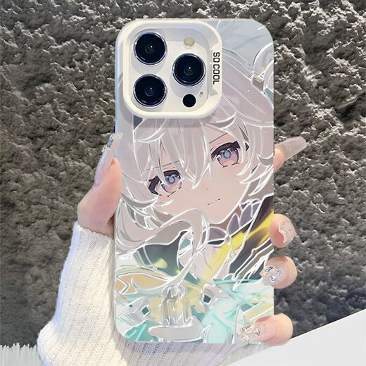猫漫尖原神流萤适用iQOO13手机壳iQOOZ9TURBO套12/11/Neo9女款11s/10/8 彩银壳-白色-753原神流萤1 VIVOIQOOZ8/Z8X