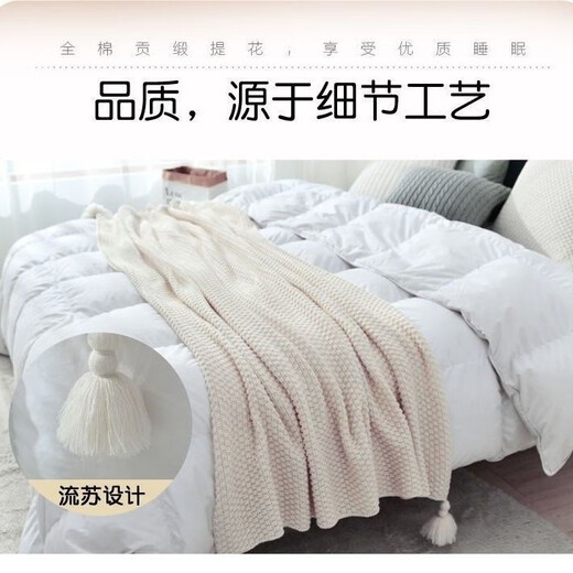 Kezitu baby atmosphere photo background cloth woolen knitted background blanket full moon hundred days table decoration cloth baby blanket off-white 80*120 without tassels 130x170cm