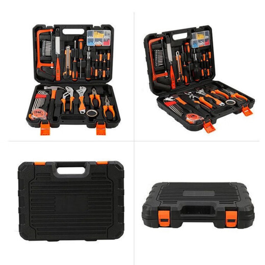 Ye Yu 100-piece household tool box set wrenches screwdriver pliers hammer tool combination woodworking electrician tools main picture