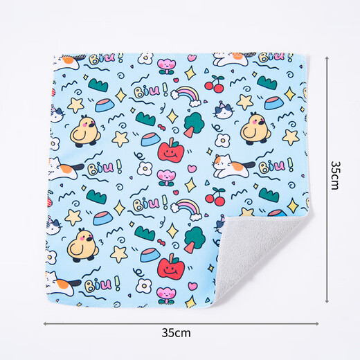 Lanswood cat wrapping cloth, cat fixation artifact, nail scissors bag, cat cloth, cat wrapping cloth bag, cat magic cloth, 100-stick cloth, blue small size 35*35cm 6Jin Jin is equal to 0.5 kg