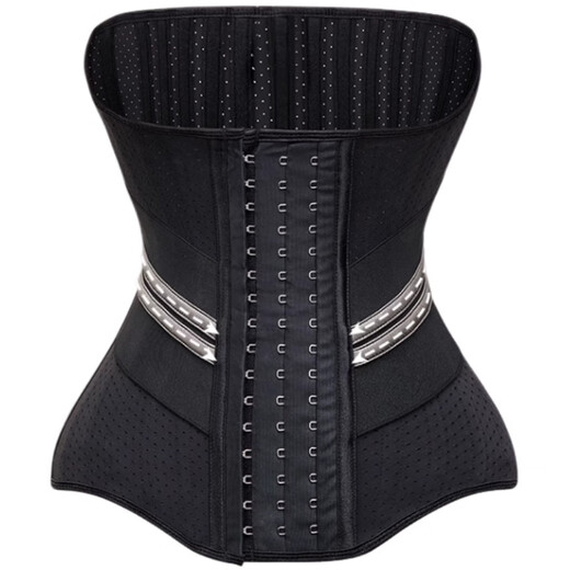 Jerrie Mock (Jerrie Mock) Kleine Taille, starke Taille, dünner Bauch, Bauchkrawatte, postpartale Körperformgürtel, Körperformungskleidung für Frauen, Sport-Yoga-Taillenclip, schwarzer regulärer Stil [enge Taillenstraffung] M (110-125jin [Jin gleich 0,5 kg]))