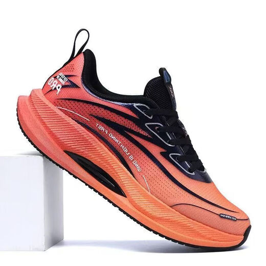 Beliebtes Mesh Casual und Sporty Trendy Herren-Laufschuhe Schaum Popcorn Kee-resistente Sportschuhe Dad Schuhe LS-825 Lila 43