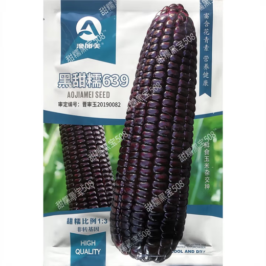 White, sweet and waxy corn seeds, high-yielding, sown in all seasons, white and waxy corn, non-transferable, national-approved, farmers’ super-sweet and waxy corn seeds, Xinnuo 628 corn seeds, original 200g, 1 bag