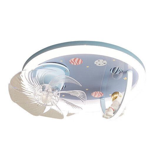 Clcey He Jiangong Fan de la habitación para niños Light Boy Boy Girl Experty Full Spectrum Eye Protects Princess Astronaut 360 Shaking Head 9194 Rocket ventil