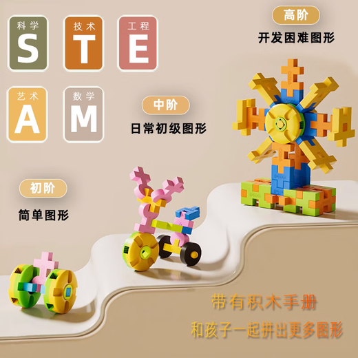 Holy STONE soft building blocks with large particles that can be chewed children's educational toy boys 1-3 years old assembled building block bucket birthday gift 105pcs+upgraded storage bucket+game manual 2-5 years old 2025 popular new building blocks for girls