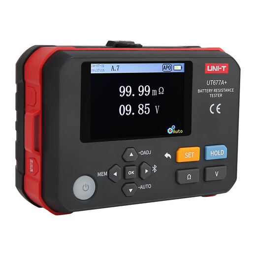 UNI-T High Accuracy DC Low Resistance Meter Tester Micro-ohmmeter Milloohmmeter Ohmmeter Micro-resistance Tester UT677A+High Accuracy Battery Internal Resistance Tester