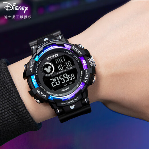 Disney watch boys sports trend multi-functional primary school junior high school students and older children digital display waterproof electronic watch MK-15231Z1