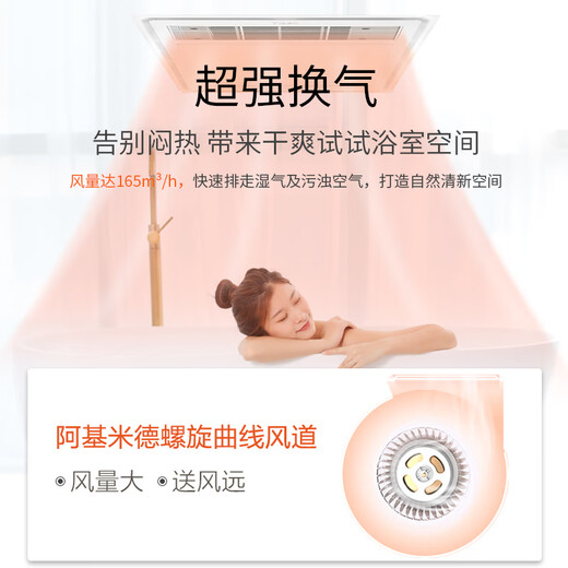 欧普照明（OPPLE）F-E6300 F-C6210 F-E6210 6102遥控浴霸风暖吊顶集成浴霸 欧普F-C6210