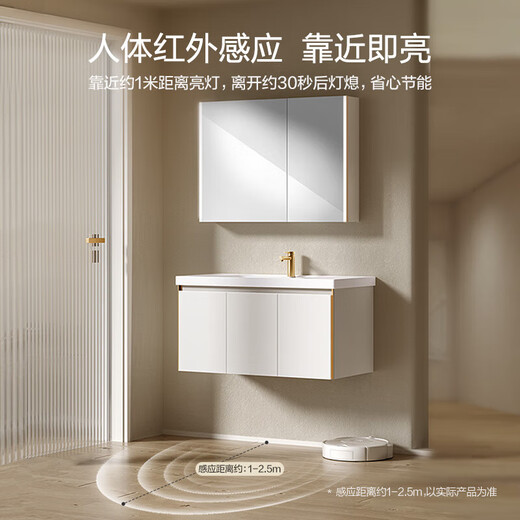 
Hengjie (HEGII) Bathroom Beauty Bathroom Cabinet 6189 100cm [Intelligent Defog]