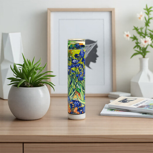 Magic Leather World Famous Painting Kaleidoscope Children's Adult Creative Crafts Polyprism Boy and Girlfriend's Birthday Unzipping Gift Van Gogh Star Moon Night [7 Flowers Dominate the Screen]