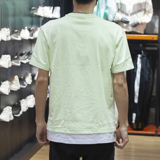Camiseta Adidas Summer's Sportswear, cómodo, transpirable, versátil y versátil cuello redondo Top HE9923 Sour Green XL