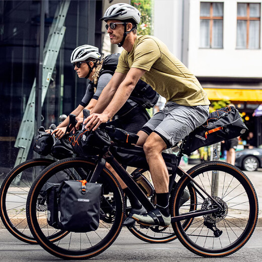 
Germany ORTLIEB Waterproof Mountain Highway Gravel Bike Large Tail Bag Travel Bike Saddle Bag Dark Gray 16.5L [F9905]
