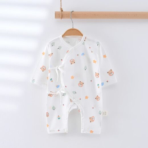 [Summer baby jumpsuit] Pure cotton light and breathable newborn clothes Class A boneless baby pajamas Little sun 52cm
