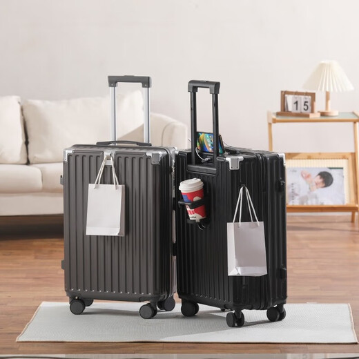 Yousheng Paul suitcase large capacity 28 trolley case travel case multifunctional password case large size 26 student boarding case 20 inch deep space gray 20 inch
