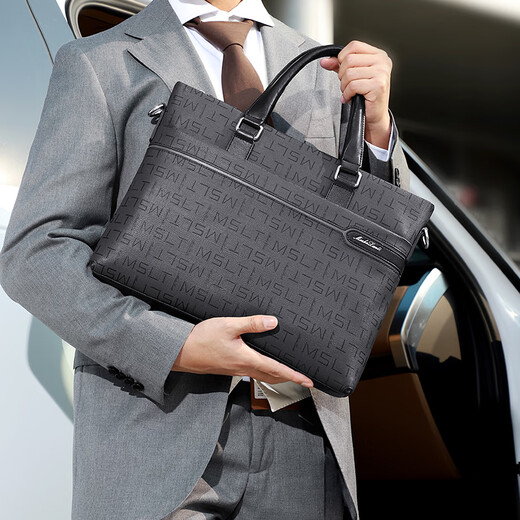 MashaLanti (MashaLanti) men's business trip business briefcase men's bag large capacity office laptop bag high-end New Year's birthday gift