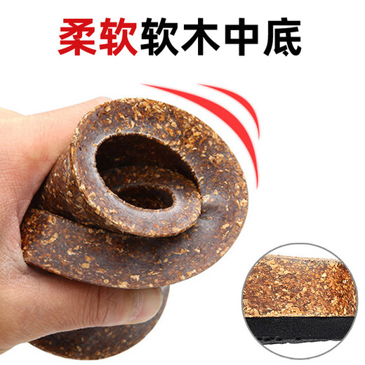 UETEEY软木拖鞋女夏外穿时尚百搭防滑情侣牛I皮一字拖鞋度假沙滩鞋15618 109墨绿 41