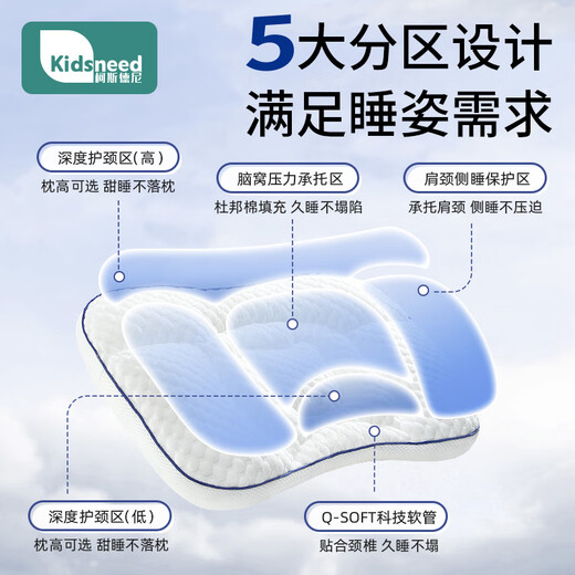 Kidsneed baby pillows children's partition neck protection pillows babies over 6 months old 1-3 years old kindergarten nap pillows baby supplies