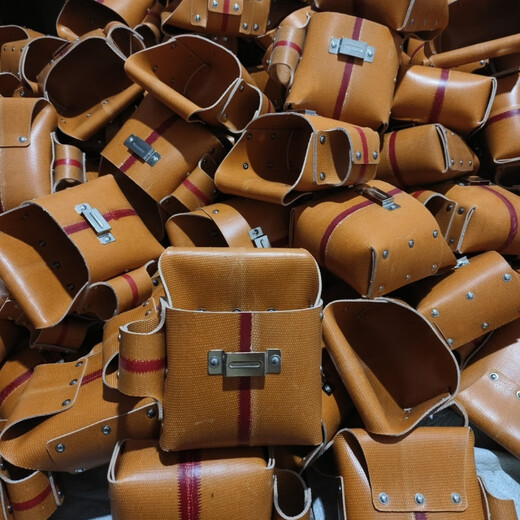 莱迹木工钉子包铝模腰包新款小号胶皮工具包防水 小号胶皮钉兜+腰带