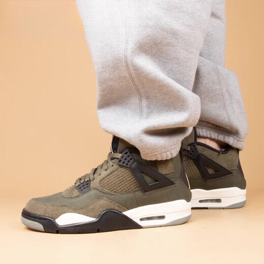 Nike Air Jordan 4 AJ4 Military Green High Top Retro Basketball Schuhe FB9928-200 GS <Zweiter Schiff> 37.5