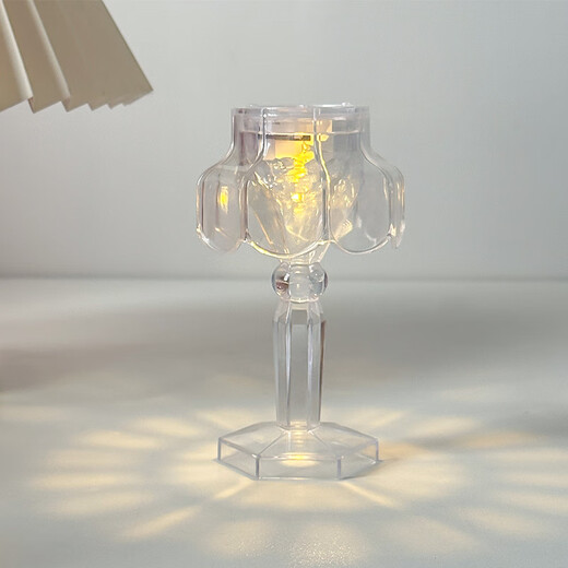 Popular water ripple projection lamp, live broadcast atmosphere light, projection night light, camping atmosphere, refraction warm light lamp, rose crystal atmosphere lamp, various styles, high appearance and atmosphere, rose model 1 pack