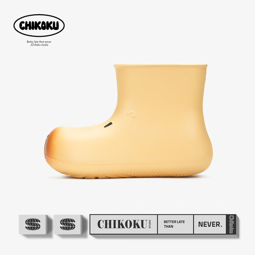 Chikokuchikoku2025 Новые дождевые ботинки Kapibala для женщин на открытом воздухе, не проскальзывающих водонепроницаемые дождевые ботинки, маленький ксеноновый порошок 36 -37