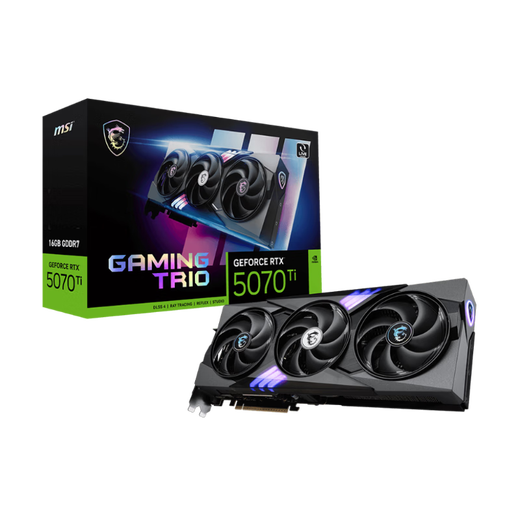 MSI GeForce RTX 5070 Ti 16G GAMING TRIO OC AI reasoning e-sports game design intelligent learning independent graphics card