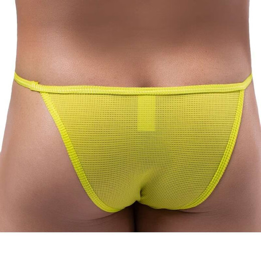 Summer men's underwear fashion sexy fine mesh thong men's nylon comfortable breathable high-end atmosphere C217 Cailan XL