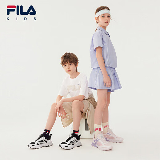 
FILA Fila children's shoes children's sports shoes 2025 summer medium and large children, men and women's space capsule breathable running shoes
