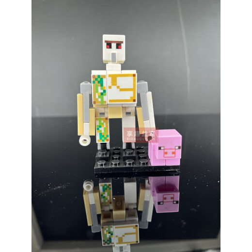 The world of Lego building blocks is compatible with building blocks, dolls, assembled children's toys, monster animal dolls, model week, a set of 8 animal series 1584-1591