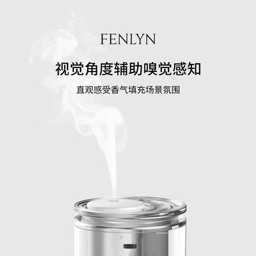 FENLYN FENLYN Aroma Diffuser Automatic Fragrance Machine Home Bedroom Sleep Aid Diffuser SFAS Aroma Diffuser Birthday Gift for Boyfriend Husband Girlfriend Wife Exquisite and High-end Gift Box Time and Space Silver (Upgraded Flagship Model) + Night FENLYN (Light Fragrance) 15ml
