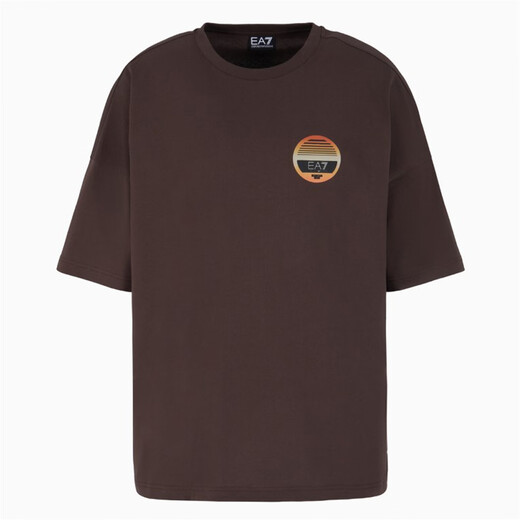 Мужская модная и модная модная футболка с короткими рукавами Armani/Armani EA7 7M000081 AF12874 Желтый большой размер U7036 L