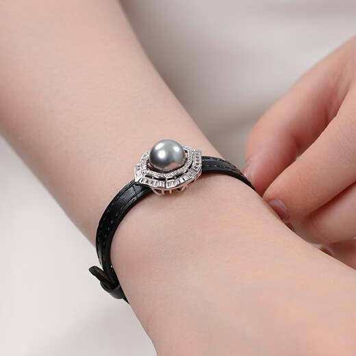 Dara Seawater Pearl Bracelet Perfect Round Extremely Bright Tahitian Pearl Bracelet Premium Birthday Chinese Valentine's Day Gift for Girlfriend