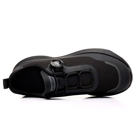 Zapatos para hombres 2025 Nuevo botón giratorio de primavera gratis suela suave de viaje al aire libre Sports y ocio de moda 3527 Negro 40