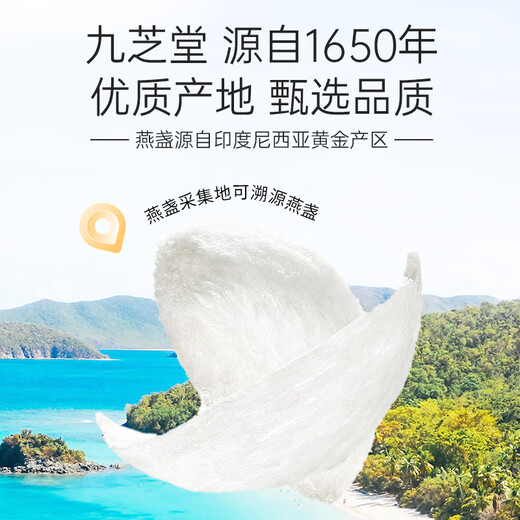 九芝堂品质大燕条50g 燕窝干燕盏进口溯源送孕妇七夕情人节礼物高端礼品
