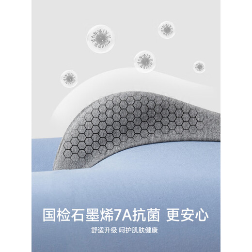 Septwolves Men's Ice Silk Boxer Underwear Graphène Baspighable and Markless Boxer Pantal