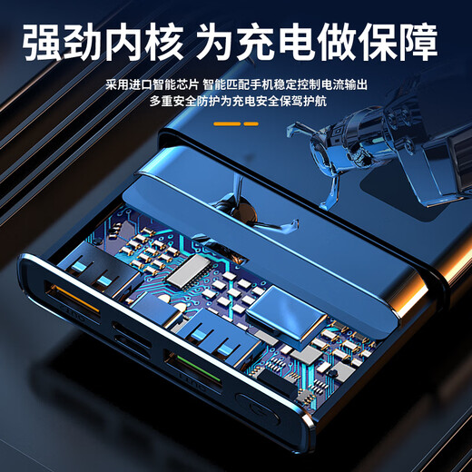 Zalo 3C certification丨Can be used on airplanes Power bank 20000 mAh 22.5W super fast charging large capacity mobile power supply suitable for Huawei Apple PD18/20W Xiaomi flash charging