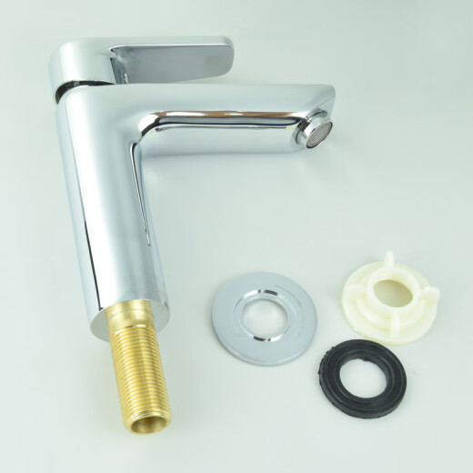 
Shenluda full copper body single hole basin hardware bathroom washbasin bathroom faucet 11303 silver