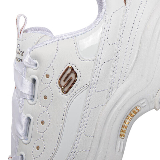 
Skechers [Classic] Skechers women's shoes spring new classic casual shoes panda shoes thick sole sneakers running shoes 11976-WGD 35