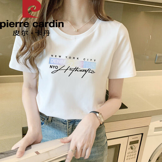 
Piercadan National Trend Pure Cotton Short-Sleeve T-shirt Women's Loose Design White Literary T-shirt Summer 2025 New Top 6196 White Short-Sleeve M (Suggested 80-105Jin [Jin equals 0.5 kg])
