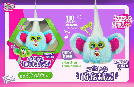 Cute Elf Smart Plush Doll Doll Children's Toys Girls Birthday Gifts Cute Pendant for Girls Mattney Elf