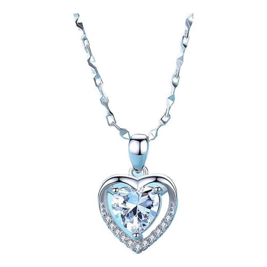 Ji Shizhe (GIEVSZHE) pt950 platinum platinum necklace women's clavicle chain pendant jewelry 520 Valentine's Day birthday gift for girlfriend and wife, light luxury model - inlaid with eight hearts and eight arrows bright zirconium, free engraving
