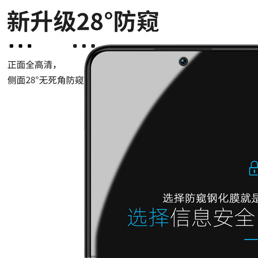 Smorss【指纹解锁】适用vivo X200S钢化膜防窥vivoX200s手机膜28°防偷窥全屏覆盖高清防摔抗指纹保护贴膜
