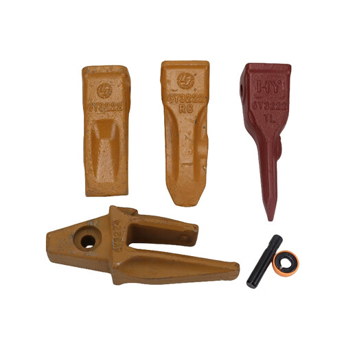 YUsen Yi Shandong Lingong 55/60/65 Excavator Dethts LG675 / 80/85 Siège dentaire en forme de terre Roche de dents pointues broche Lingong 75/80/85 Dent de dents de seau 5