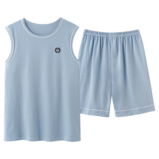 PALANDO PAJAMAS POUR HOMMES POUR SUMBRE CORTON PURS COPE SEPLEST SHORTS LA TAILLE DE LA LA LA LA LA LA LA LA LA LA LA MAISON DES VENDEMENTS SUMBRÉE MENSELLEMENT 13657 [Coton pur, adapté à la peau et respirante] L [suggéré pour 100-120 Jin [Jin est égal à 0,5 kg] usure]