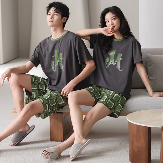 HUALIN FASHION Modal pajamas summer thin short-sleeved home two-piece set 6630 170 Women's M