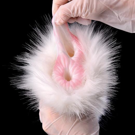 Geeba Plush Toy Aircraft Cup Her Manual Masturbation Device Simuliertes Tier vaginaler Penis -Trainer Silikon Messy Sheep6227 Dual Channel [12*17*29 cm]